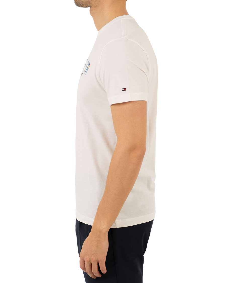 Herr | T-Shirts | Tommy Hilfiger | Floral Logo Graphic Tee Snow White