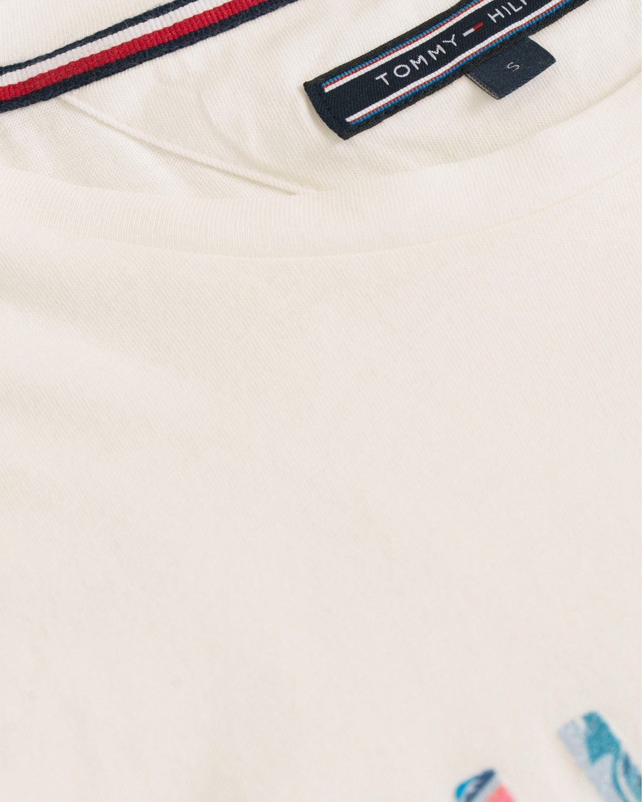 Herr | T-Shirts | Tommy Hilfiger | Floral Logo Graphic Tee Snow White