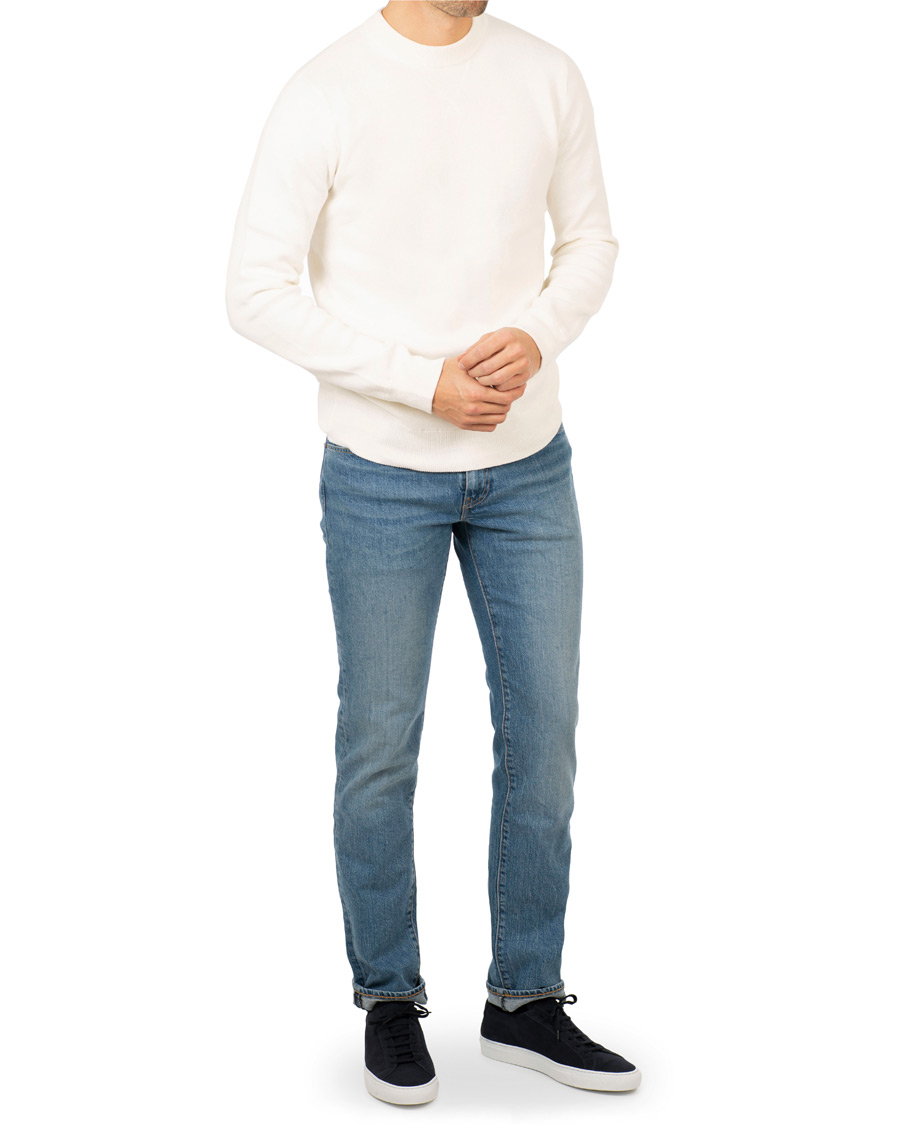 Herr | Tröjor | A Day's March | Milano Knit Sweater Off White