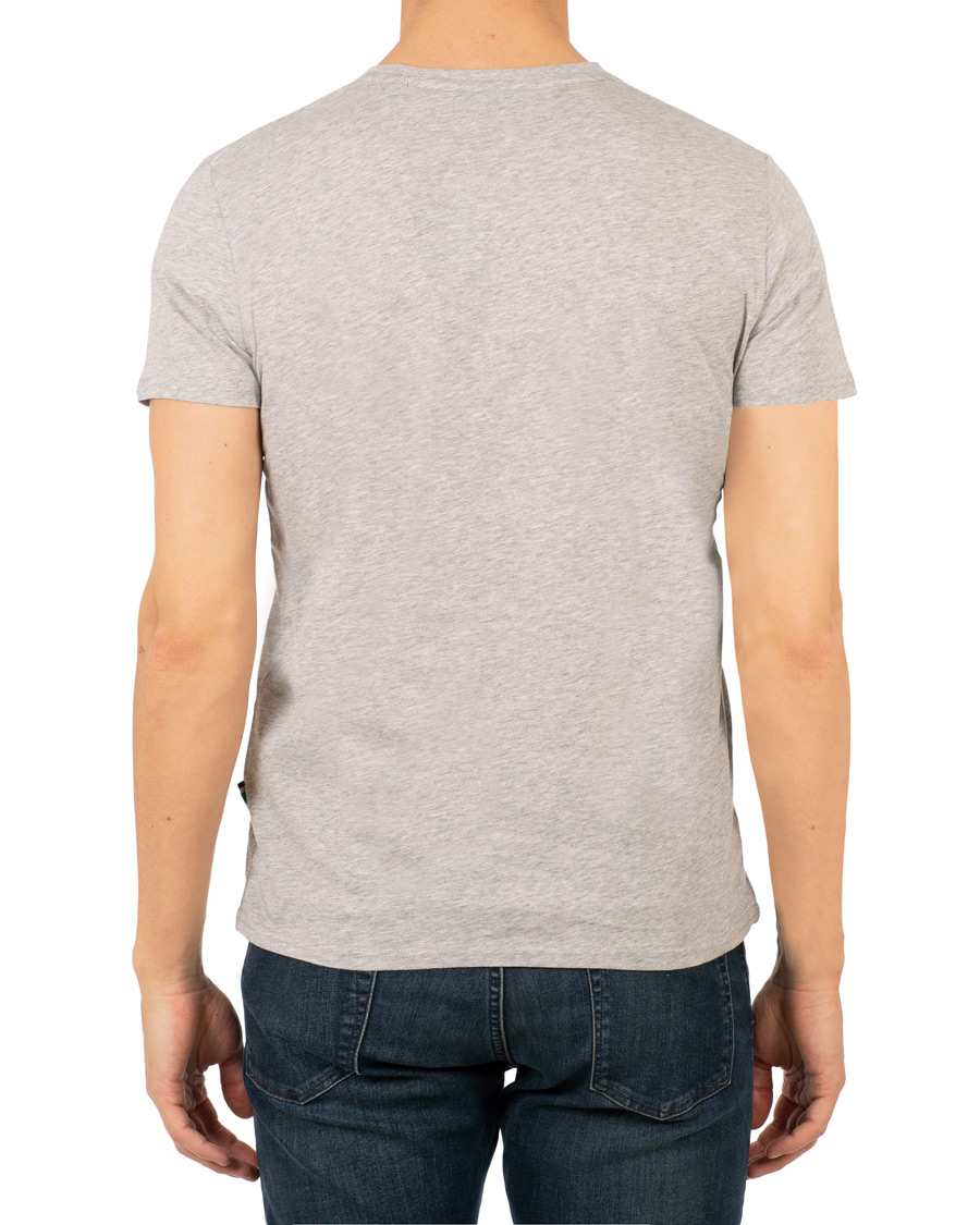 Herr | T-Shirts | GANT | Båstad Crew Neck Tee Light Grey Melange