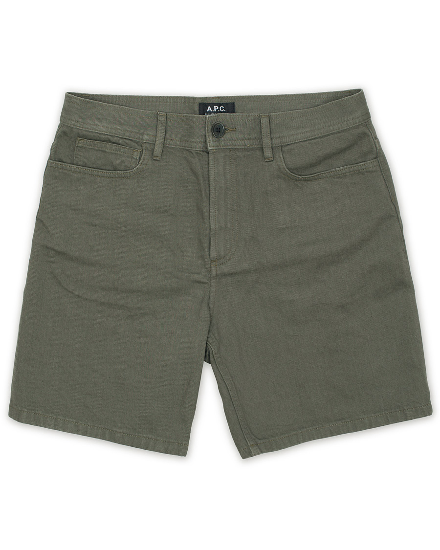 Herr | Shorts | A.P.C. | Denim Shorts Khaki Grey