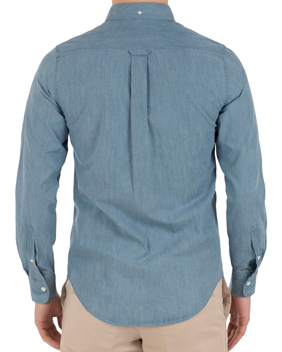 Herr | Skjortor | GANT | Button Down Denim Beacons Project Shirt Indigo