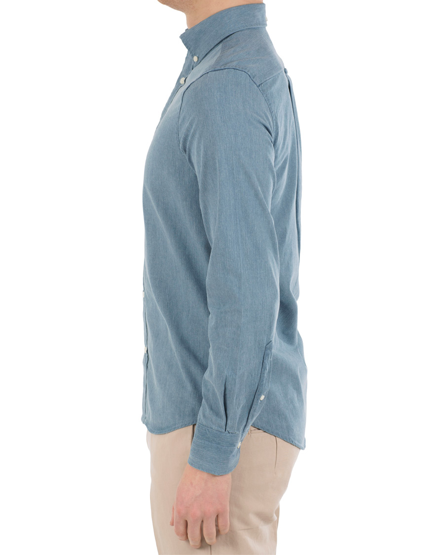 Herr | Skjortor | GANT | Button Down Denim Beacons Project Shirt Indigo