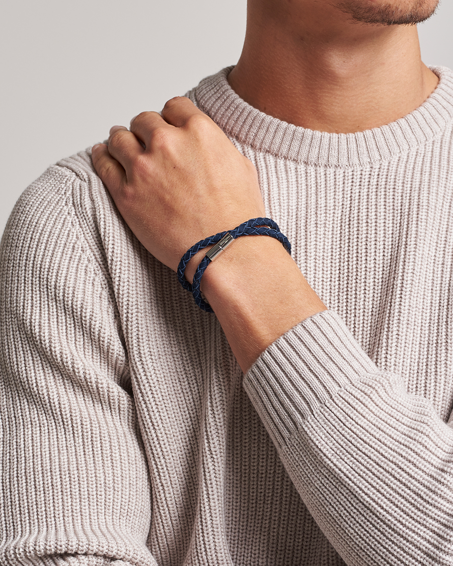 Herr | Armband | Skultuna | The Suede Bracelet Blue