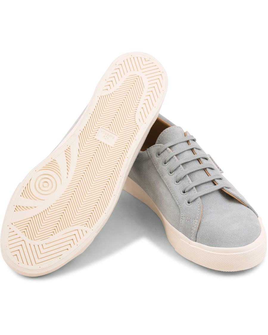 Herr | Superga Suede Sneaker Light Grey | Superga | Suede Sneaker Light Grey