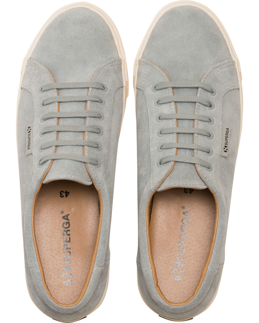 Herr | Superga Suede Sneaker Light Grey | Superga | Suede Sneaker Light Grey