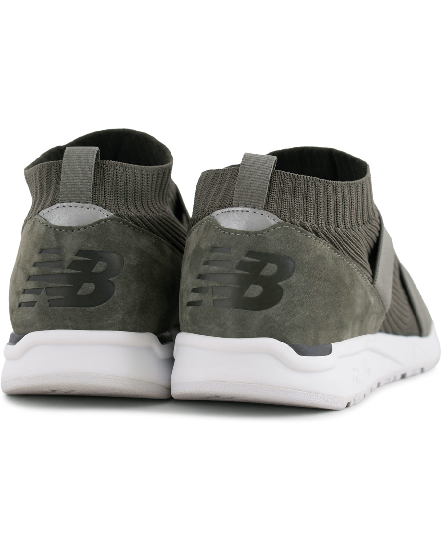 Herr | New Balance 247 Sock Running Sneaker Khaki Green | New Balance | 247 Sock Running Sneaker Khaki Green