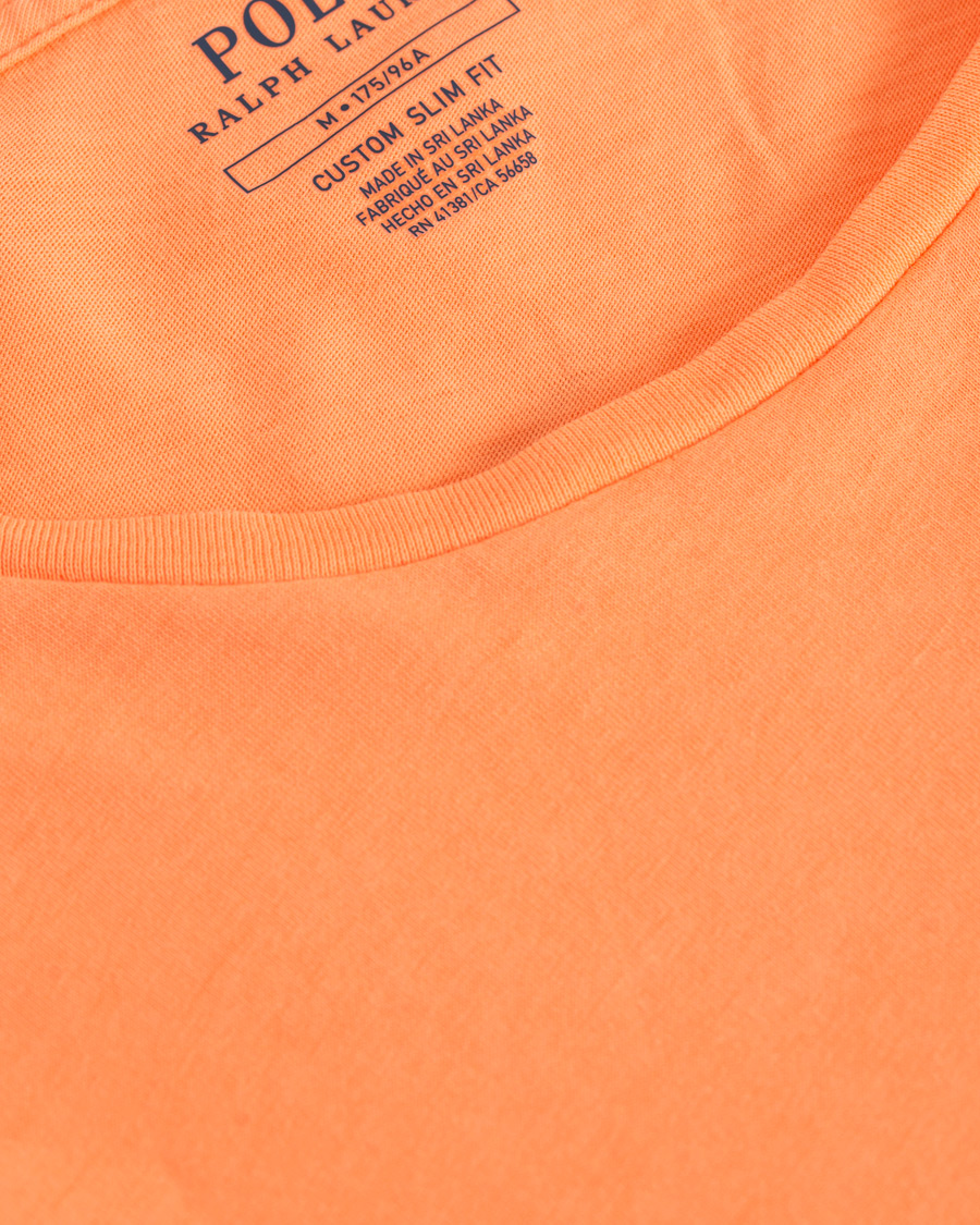 Herr | T-Shirts | Polo Ralph Lauren | Crew Neck Pocket Tee Classic Peach