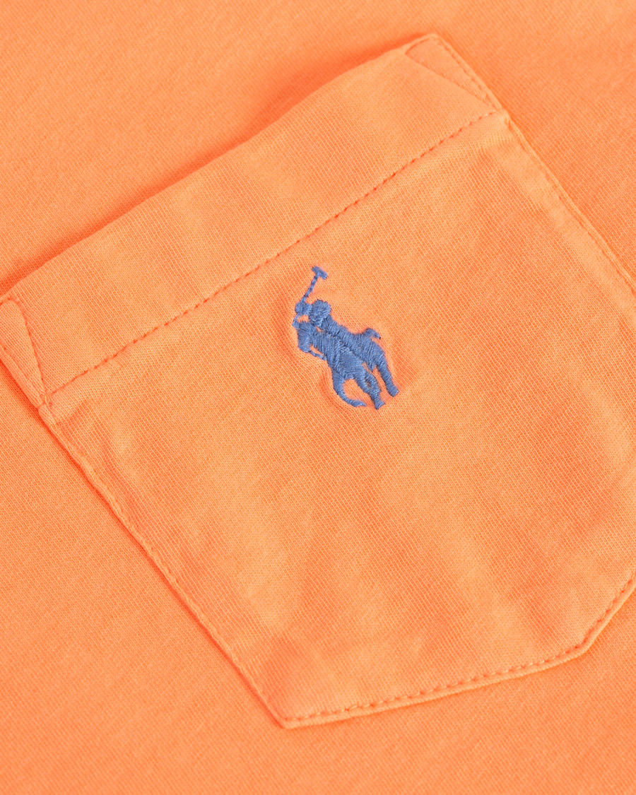 Herr | T-Shirts | Polo Ralph Lauren | Crew Neck Pocket Tee Classic Peach