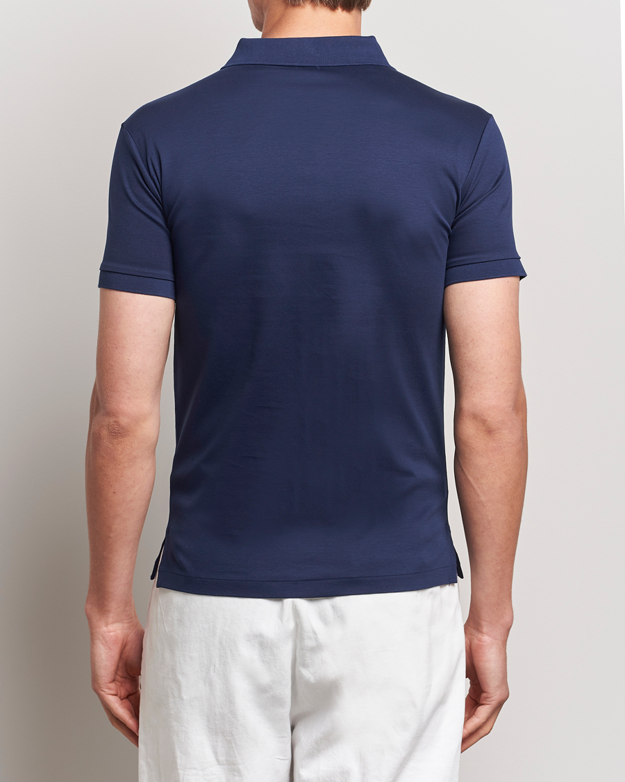 Herr | Pikéer | Polo Ralph Lauren | Slim Fit Pima Cotton Polo Refined Navy
