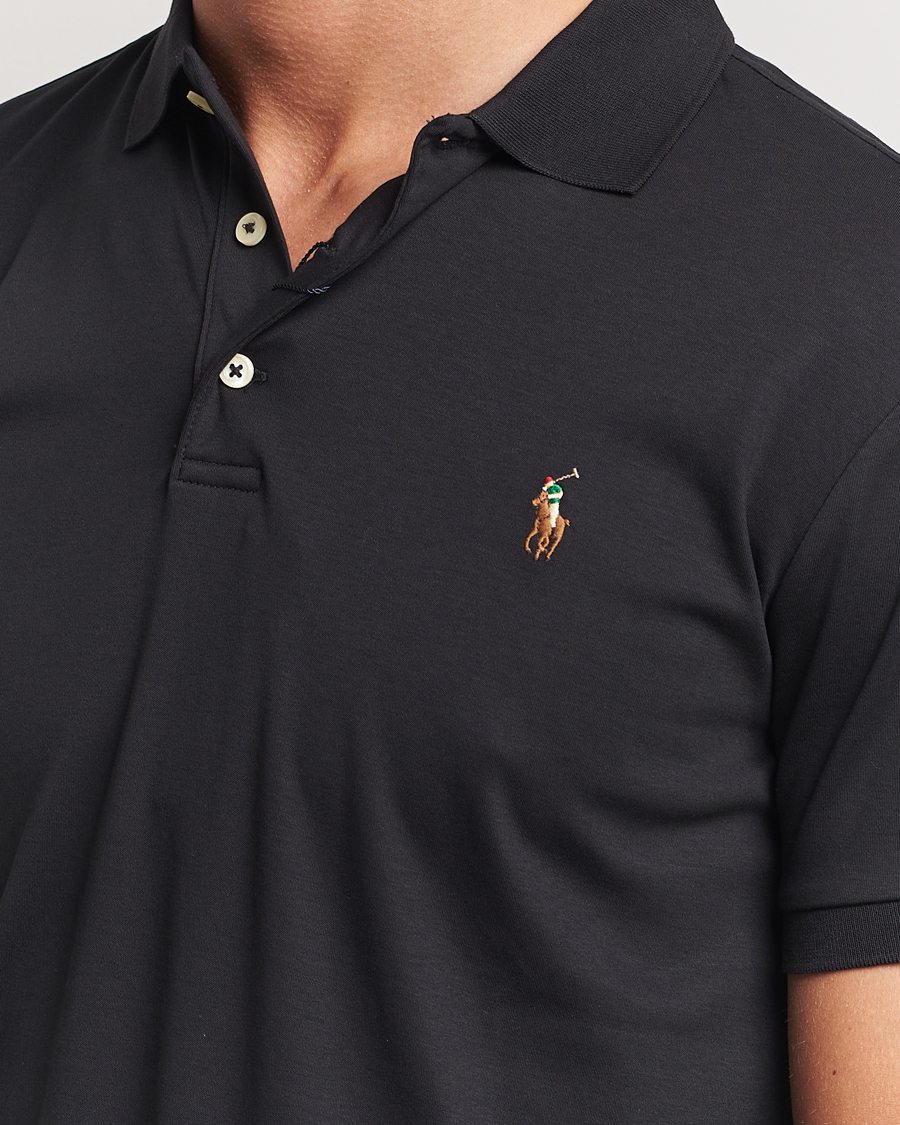 Herr | Pikéer | Polo Ralph Lauren | Slim Fit Pima Cotton Polo Polo Black