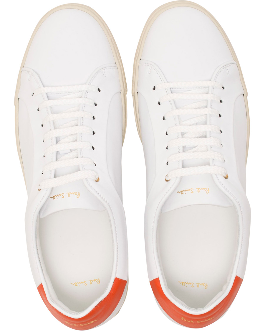 Herr | Paul Smith Basso Leather Sneaker White | Paul Smith | Basso Leather Sneaker White