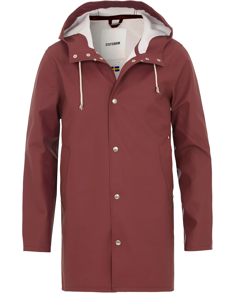 Herr | Jackor | Stutterheim | Stockholm Raincoat Burgundy