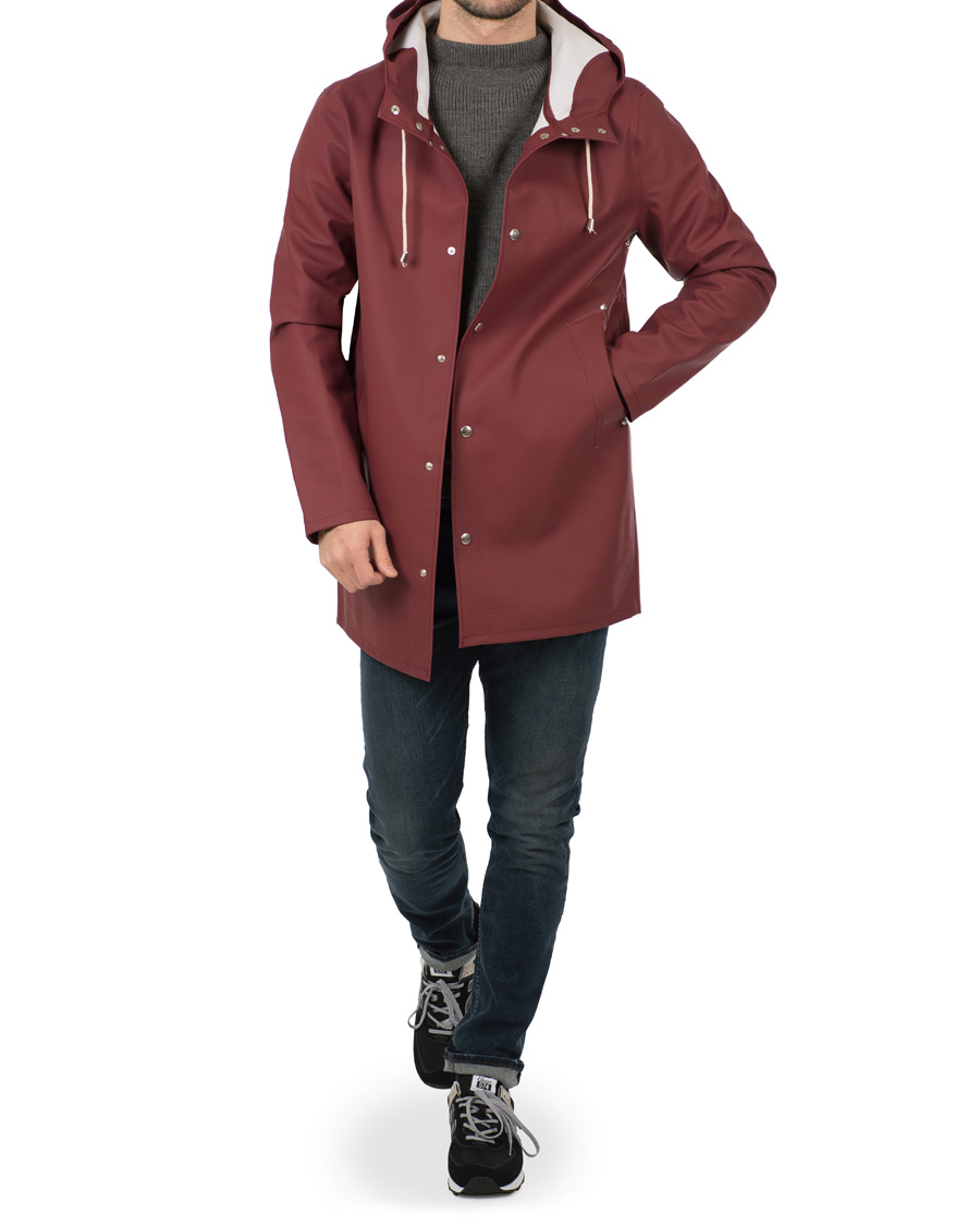 Herr | Jackor | Stutterheim | Stockholm Raincoat Burgundy
