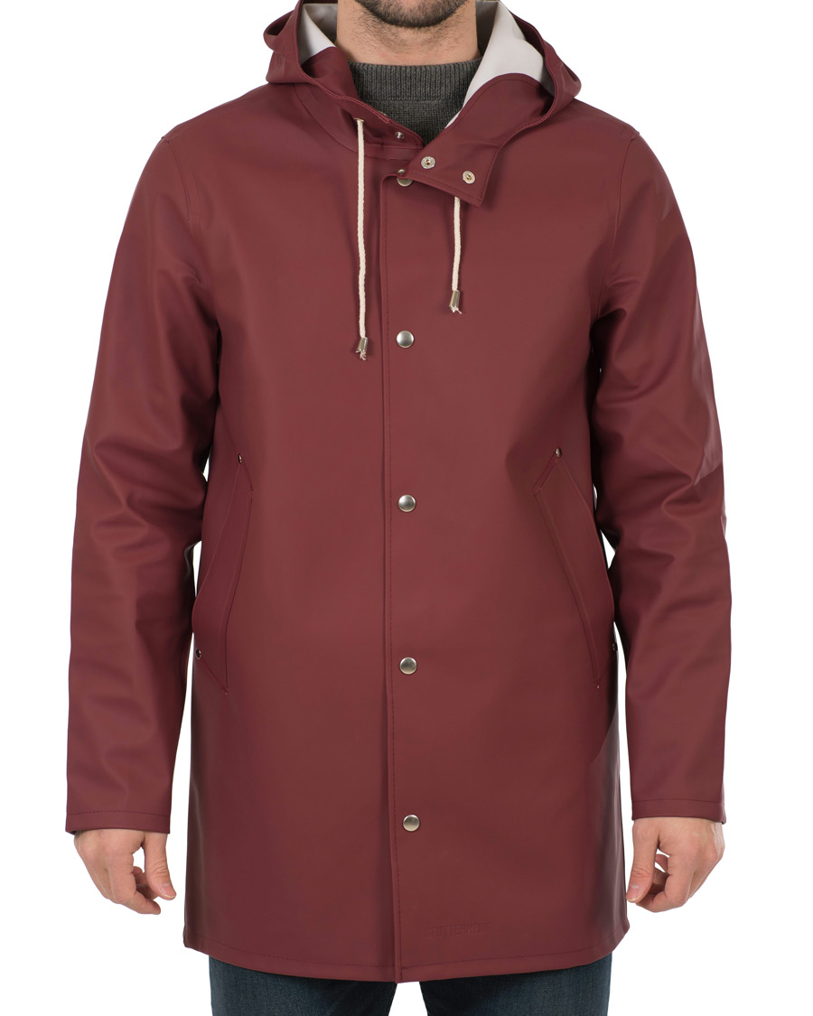 Herr | Jackor | Stutterheim | Stockholm Raincoat Burgundy
