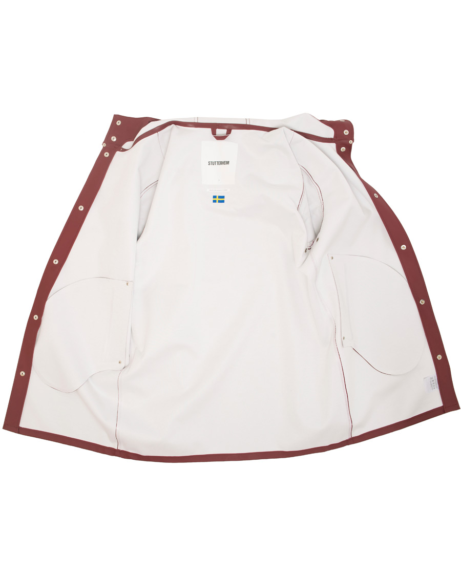 Herr | Jackor | Stutterheim | Stockholm Raincoat Burgundy