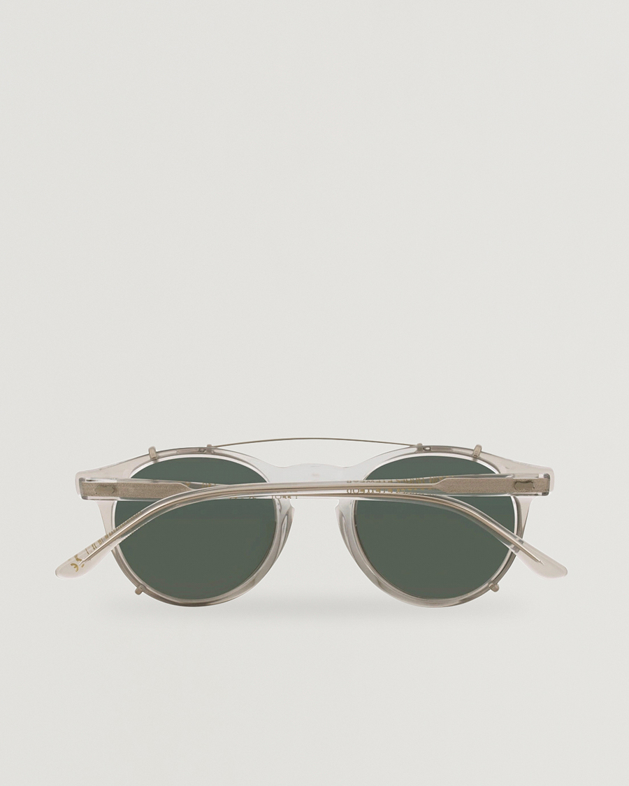 Herr | Solglasögon | TBD Eyewear | Pleat Clip On Sunglasses Transparent
