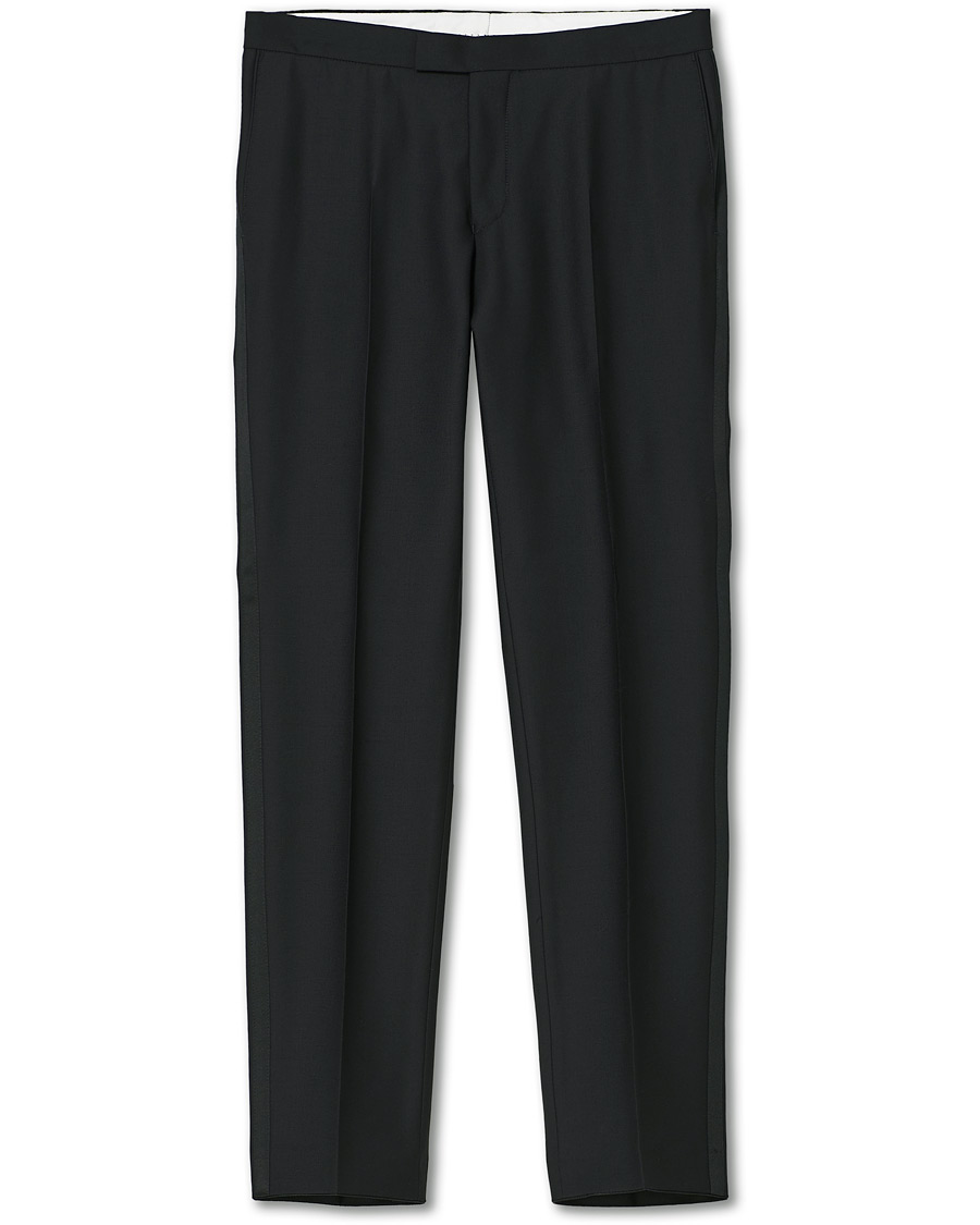 Herr | Byxor | Oscar Jacobson | Duke Tuxedo Trouser Black