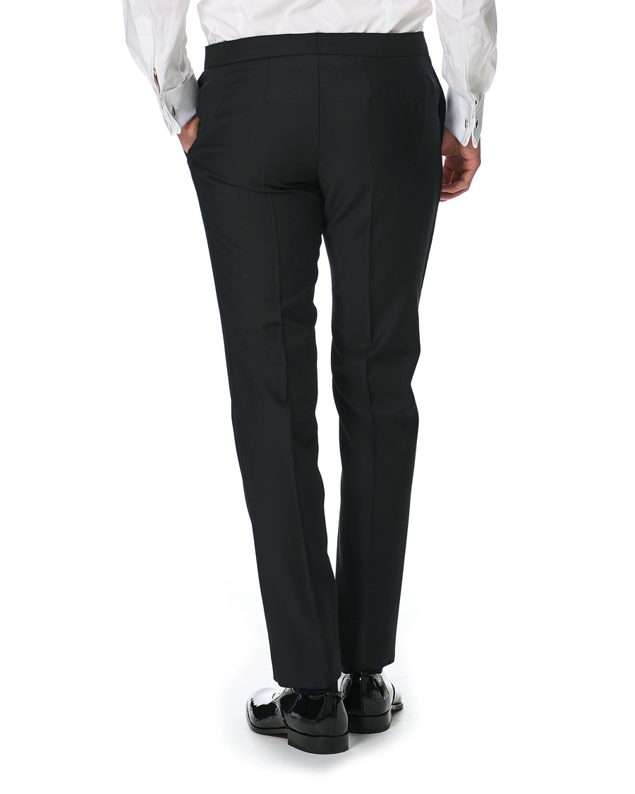 Herr | Byxor | Oscar Jacobson | Duke Tuxedo Trouser Black
