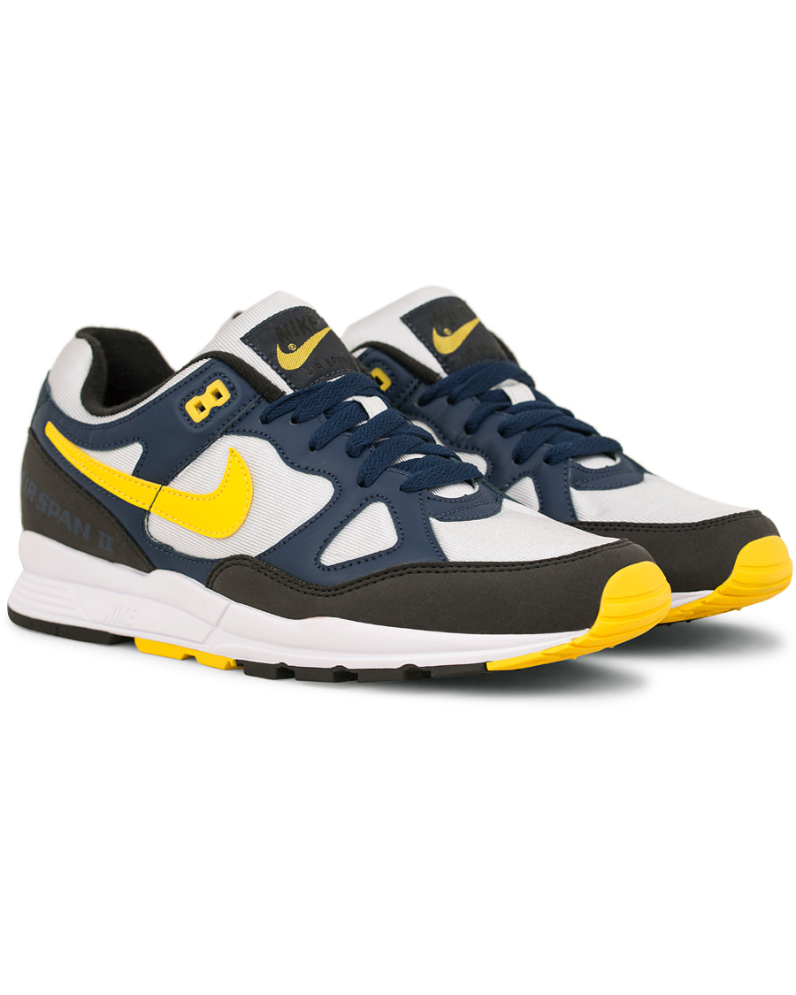 Herr | Nike Air Span Running Sneaker White/Blue | Nike | Air Span Running Sneaker White/Blue