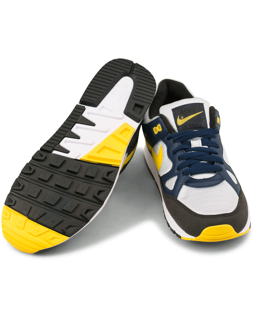Herr | Nike Air Span Running Sneaker White/Blue | Nike | Air Span Running Sneaker White/Blue