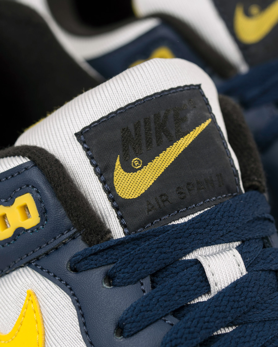Herr | Nike Air Span Running Sneaker White/Blue | Nike | Air Span Running Sneaker White/Blue