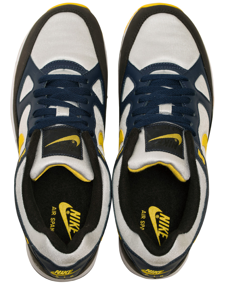 Herr | Nike Air Span Running Sneaker White/Blue | Nike | Air Span Running Sneaker White/Blue