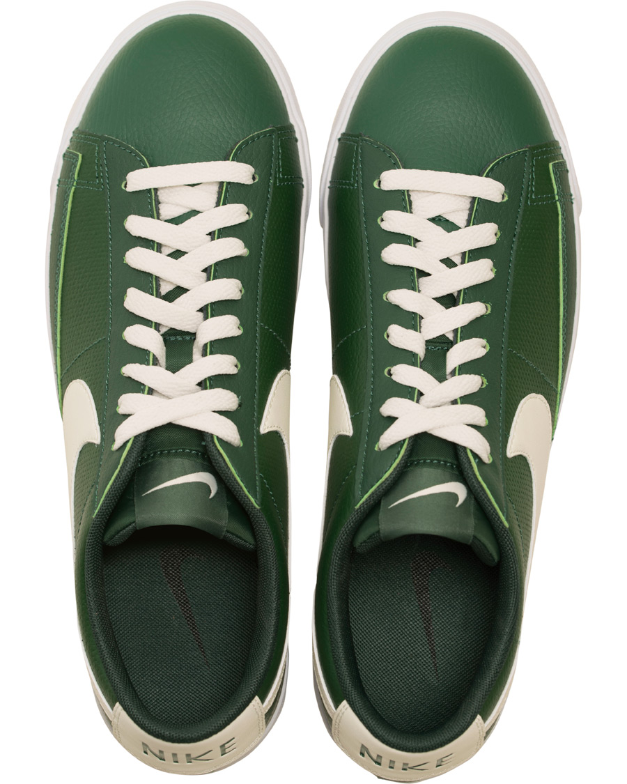 Herr | Nike Blazer Low Leather Sneaker Green | Nike | Blazer Low Leather Sneaker Green