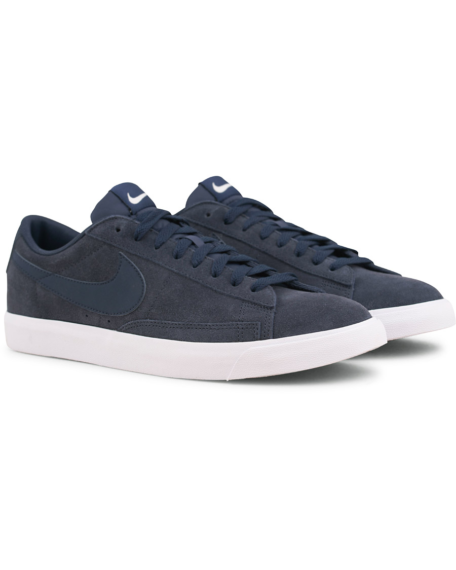 Herr | Nike Blazer Low Suede Sneaker Navy | Nike | Blazer Low Suede Sneaker Navy