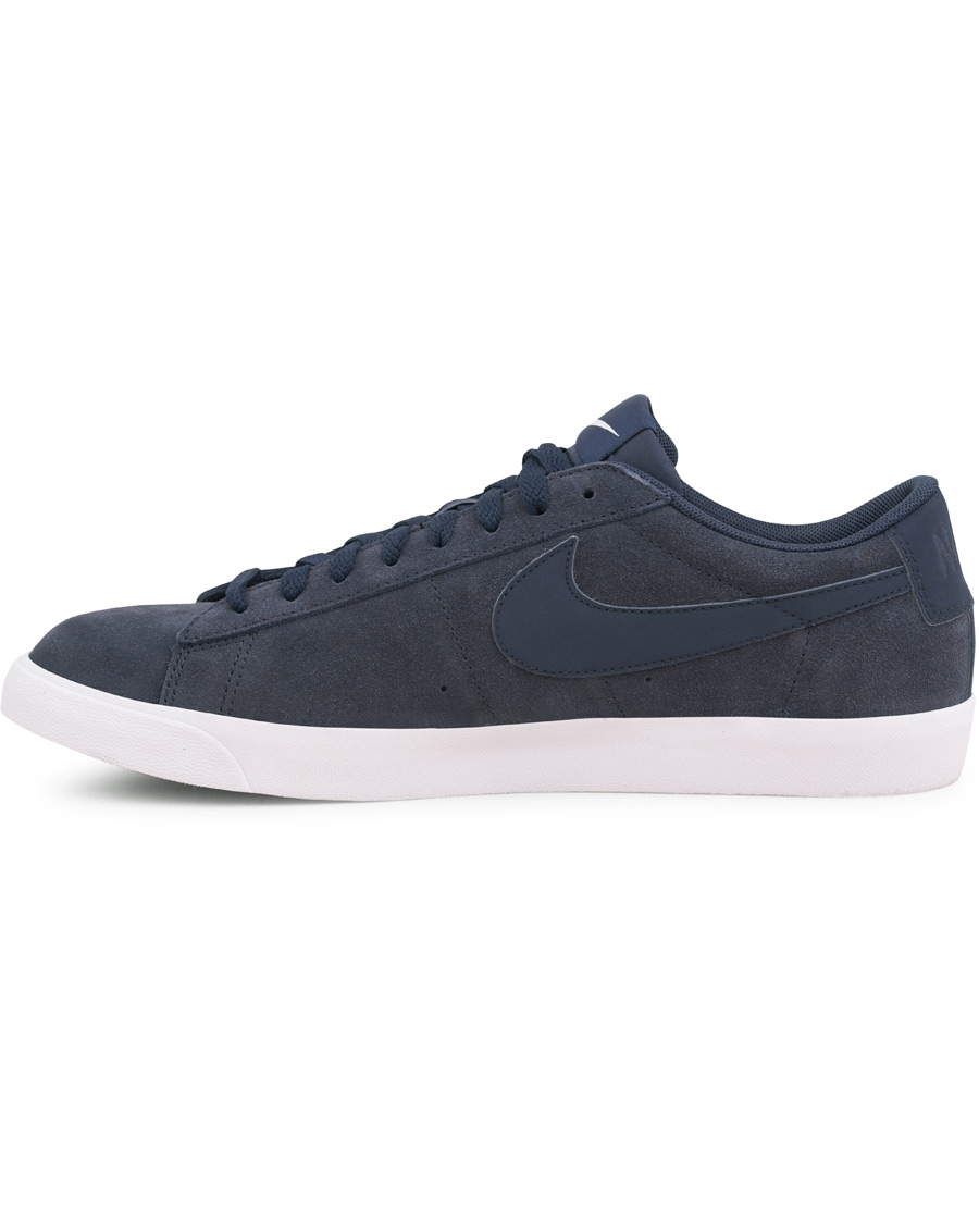 Herr | Nike Blazer Low Suede Sneaker Navy | Nike | Blazer Low Suede Sneaker Navy
