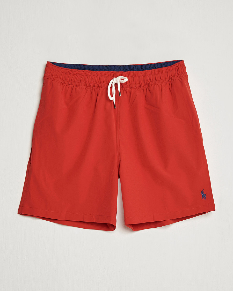 Herr | Badbyxor | Polo Ralph Lauren | Traveler Boxer Swim Shorts RL Red