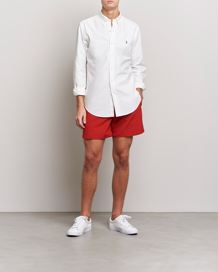 Herr | Badbyxor | Polo Ralph Lauren | Traveler Boxer Swim Shorts RL Red