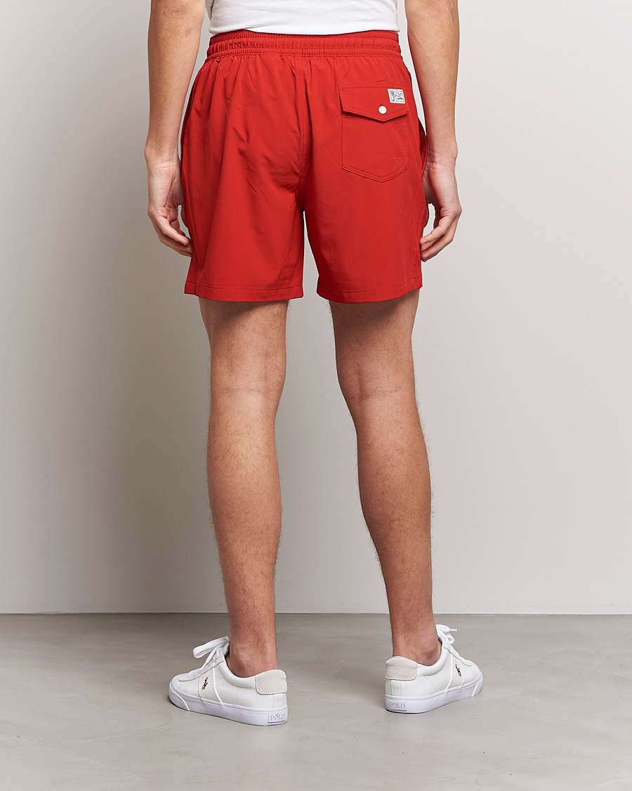 Herr | Badbyxor | Polo Ralph Lauren | Traveler Boxer Swim Shorts RL Red