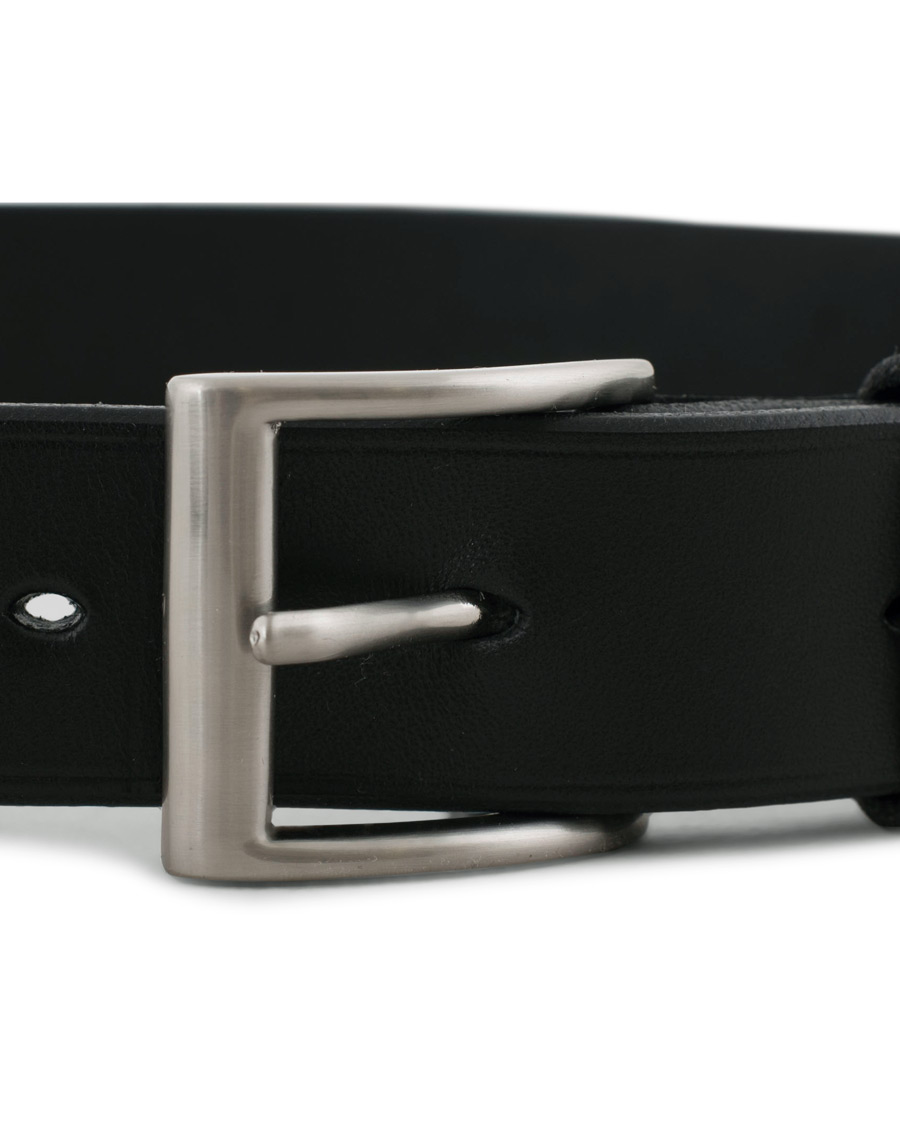 Herr | Tärnsjö Garveri Leather Belt 3cm Black | Tärnsjö Garveri | Leather Belt 3cm Black