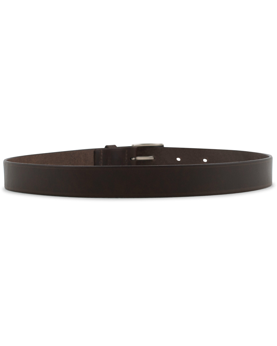 Herr | Tärnsjö Garveri Leather Belt 3cm Dark Brown | Tärnsjö Garveri | Leather Belt 3cm Dark Brown