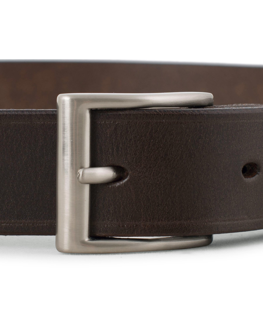 Herr | Tärnsjö Garveri Leather Belt 3cm Dark Brown | Tärnsjö Garveri | Leather Belt 3cm Dark Brown