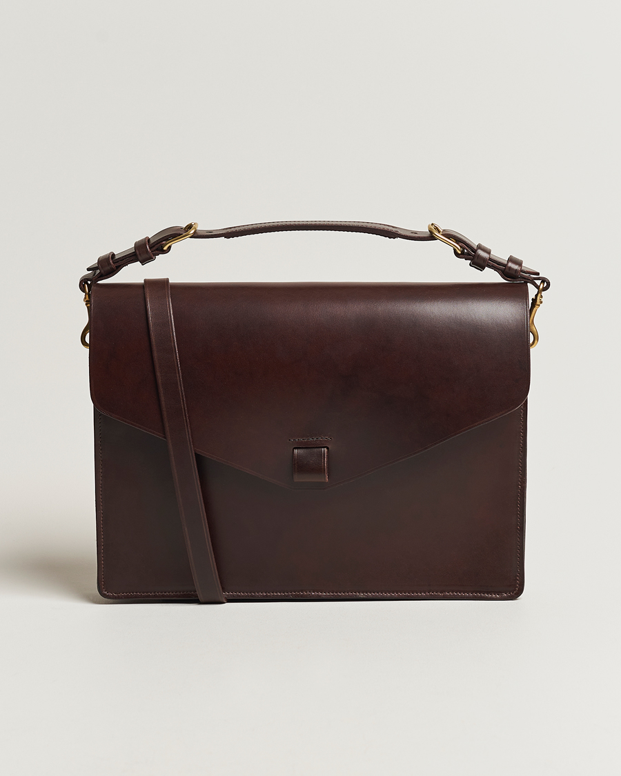 Herr | Väskor | Tärnsjö Garveri | Messenger Bag 3-In-1 Dark Brown