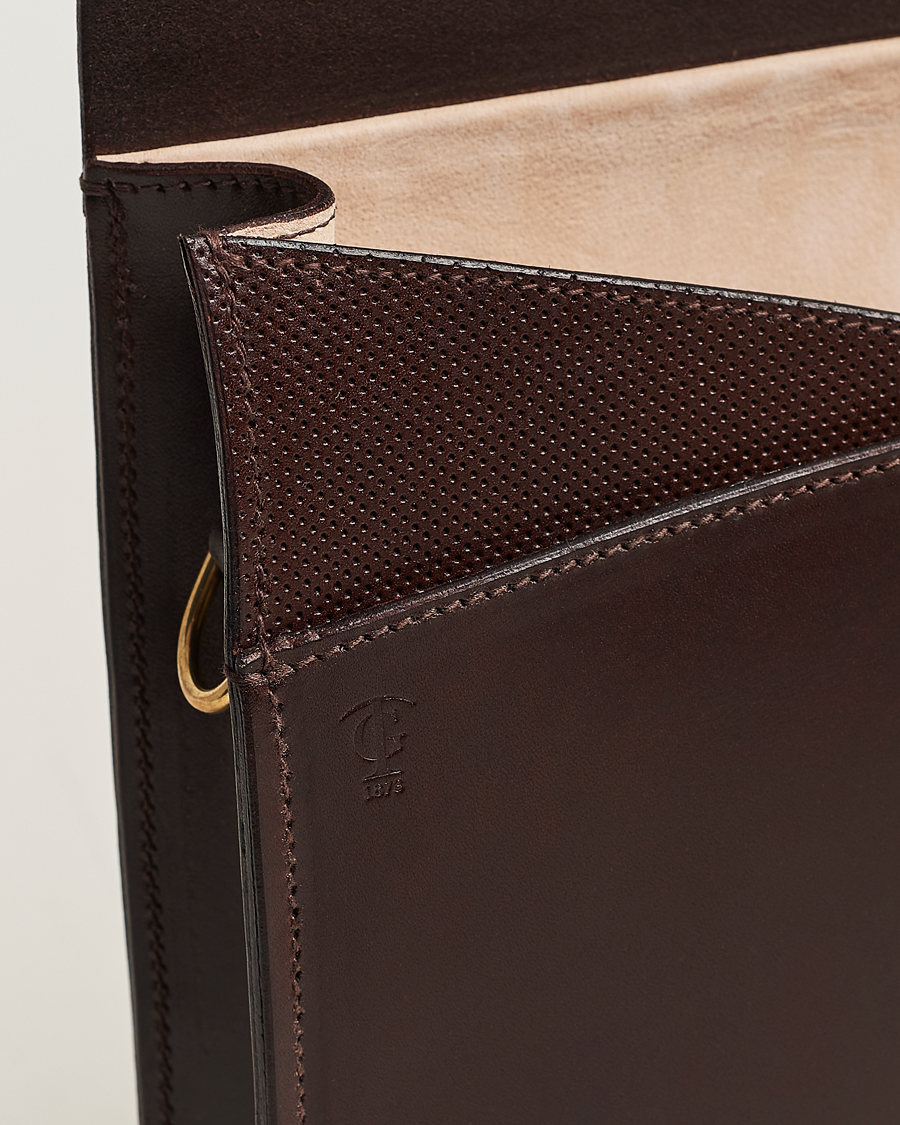 Herr | Väskor | Tärnsjö Garveri | Messenger Bag 3-In-1 Dark Brown