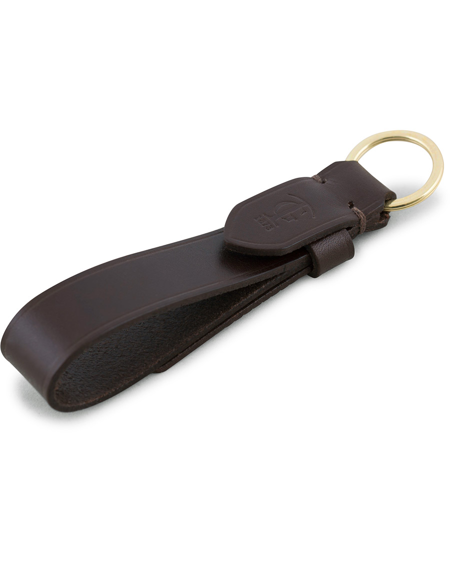 Herr | Nyckelringar | Tärnsjö Garveri | Key Loop Dark Brown