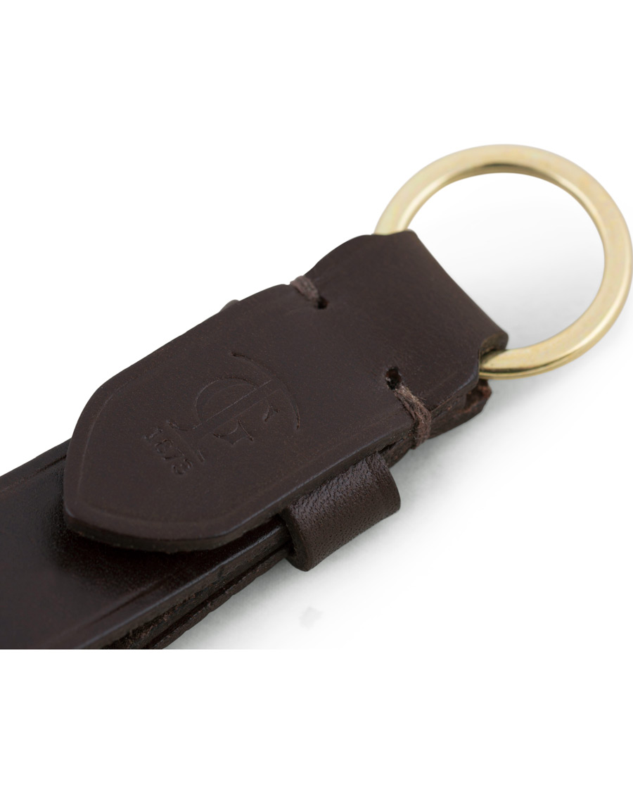 Herr | Nyckelringar | Tärnsjö Garveri | Key Loop Dark Brown