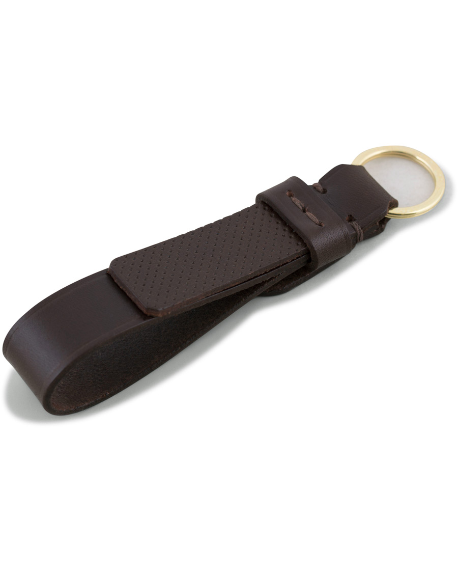 Herr | Nyckelringar | Tärnsjö Garveri | Key Loop Dark Brown