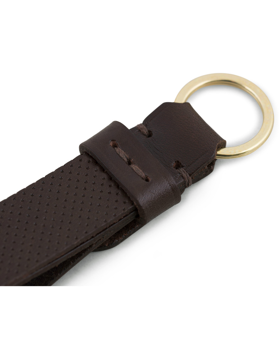 Herr | Nyckelringar | Tärnsjö Garveri | Key Loop Dark Brown