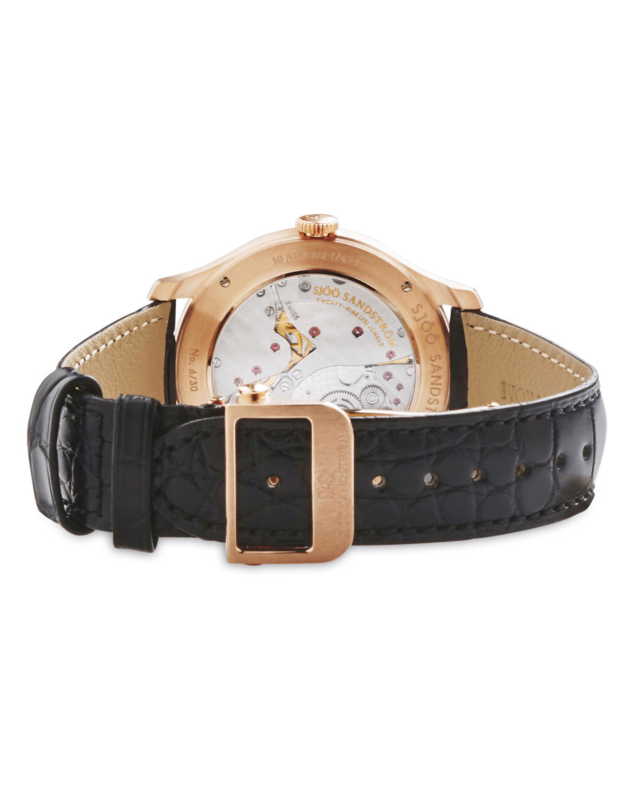 Herr | Sjöö Sandström Royal Capital AU-1740-1 Limited Edition Black Alligator | Sjöö Sandström | Royal Capital AU-1740-1 Limited Edition Black Alligator