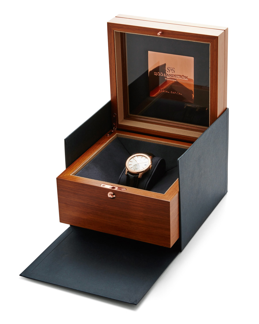 Herr | Sjöö Sandström Royal Capital AU-1740-1 Limited Edition Black Alligator | Sjöö Sandström | Royal Capital AU-1740-1 Limited Edition Black Alligator