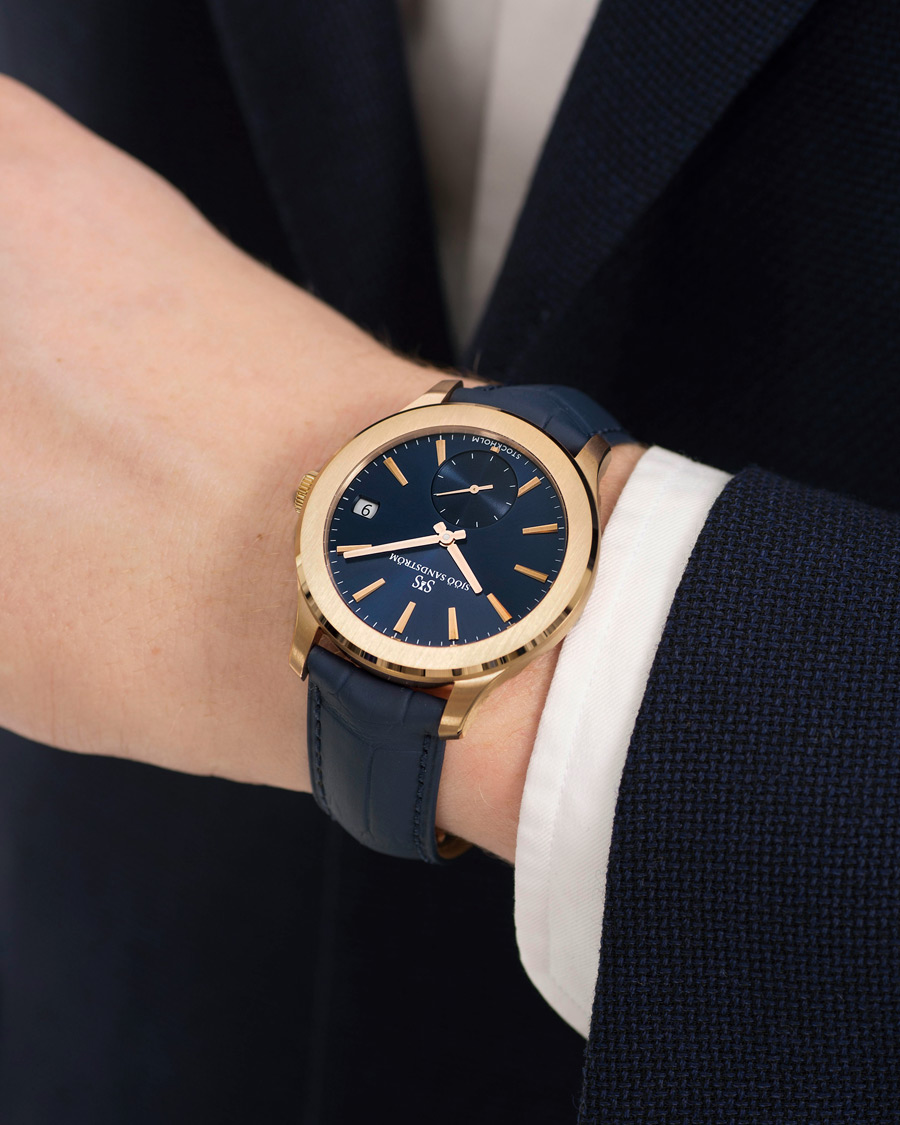 Herr | Sjöö Sandström Royal Capital AU-1740-2 Limited Edition Blue Alligator | Sjöö Sandström | Royal Capital AU-1740-2 Limited Edition Blue Alligator