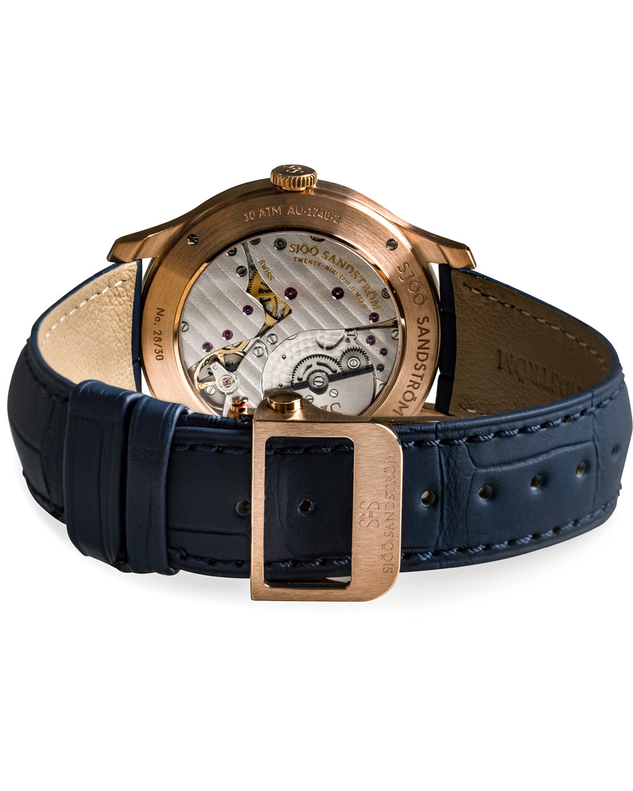 Herr | Sjöö Sandström Royal Capital AU-1740-2 Limited Edition Blue Alligator | Sjöö Sandström | Royal Capital AU-1740-2 Limited Edition Blue Alligator