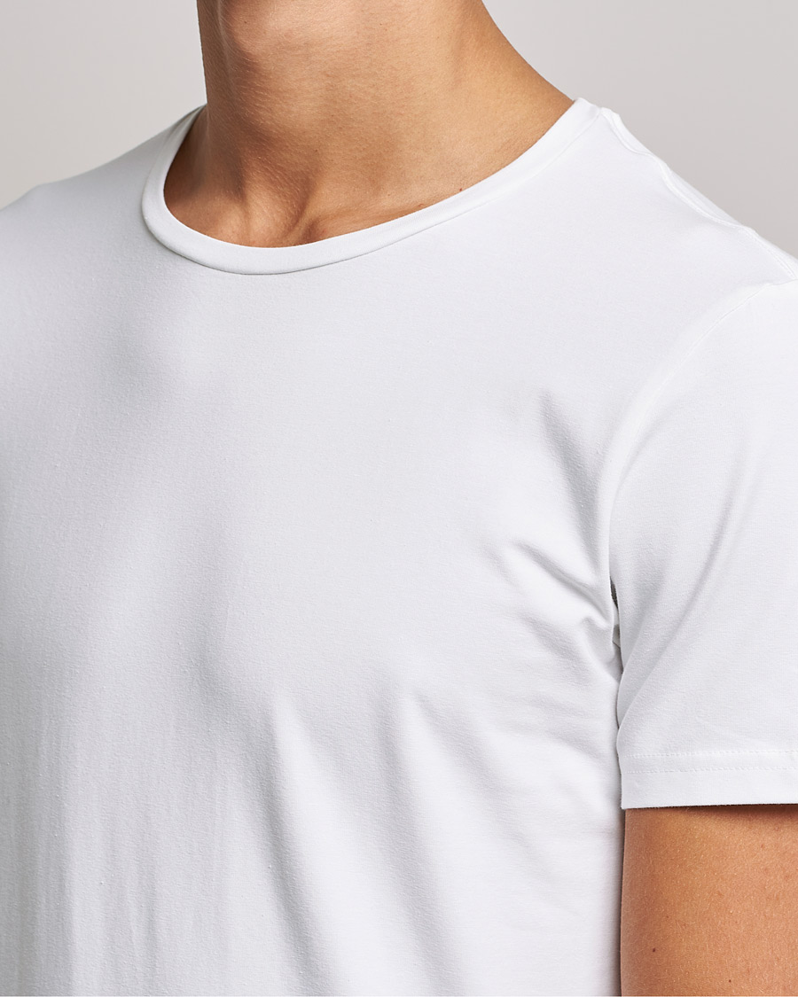 Herr | T-Shirts | Bread & Boxers | 2-Pack Crew Neck Tee White