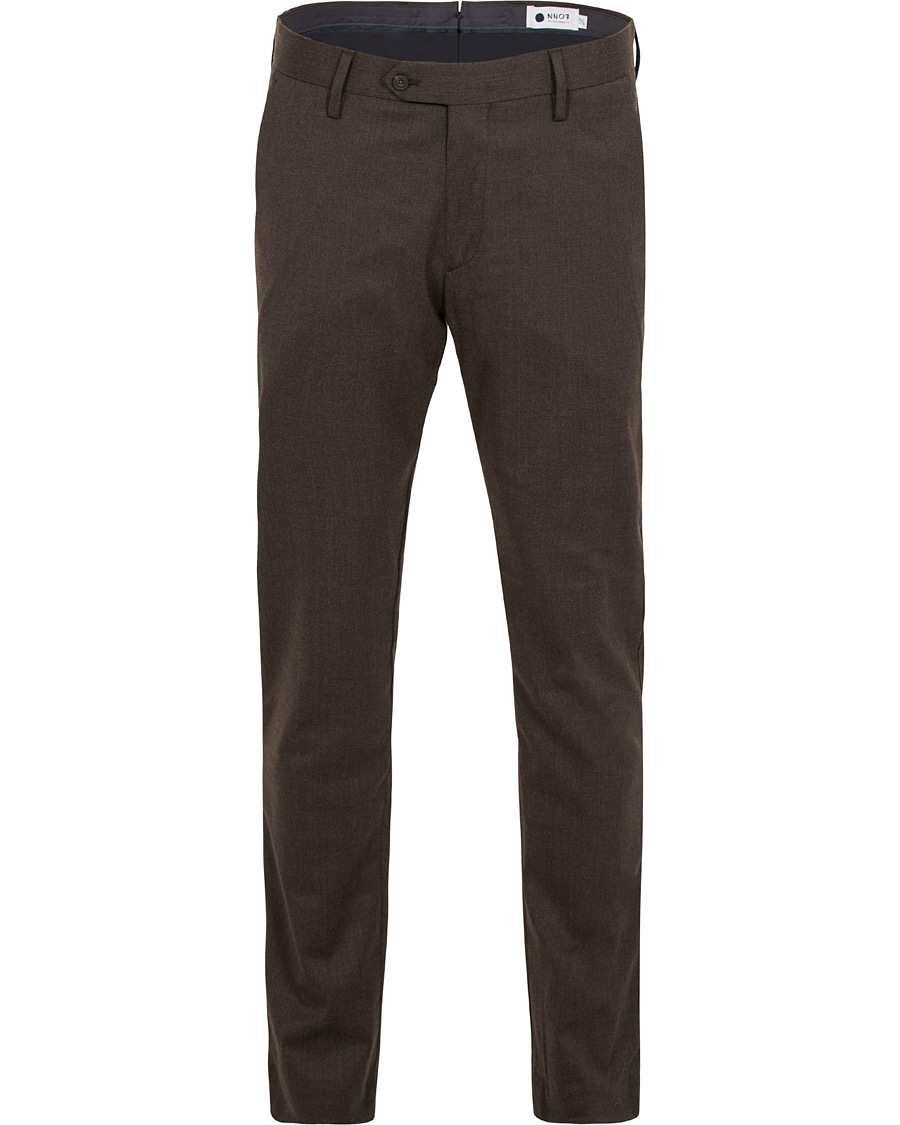 Herr | Byxor | NN07 | New Theo 1249 Wool Trousers Brown