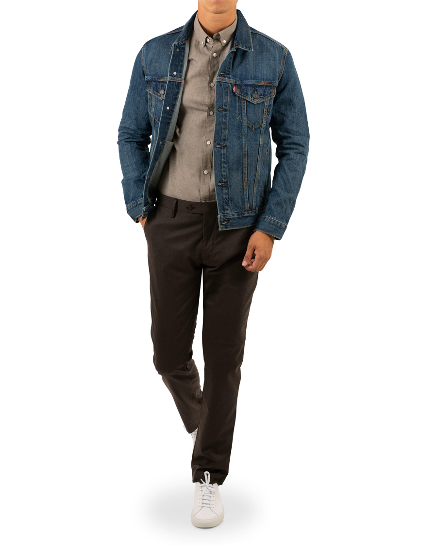 Herr | Byxor | NN07 | New Theo 1249 Wool Trousers Brown