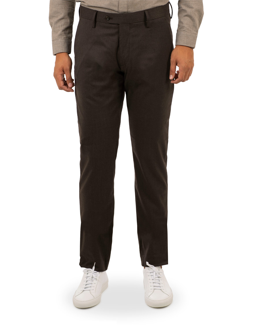 Herr | Byxor | NN07 | New Theo 1249 Wool Trousers Brown